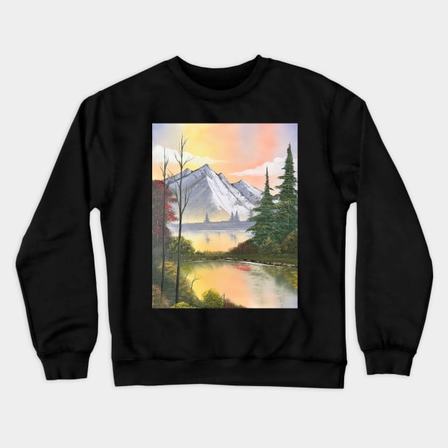 Sunset Mountain Crewneck Sweatshirt by J&S mason